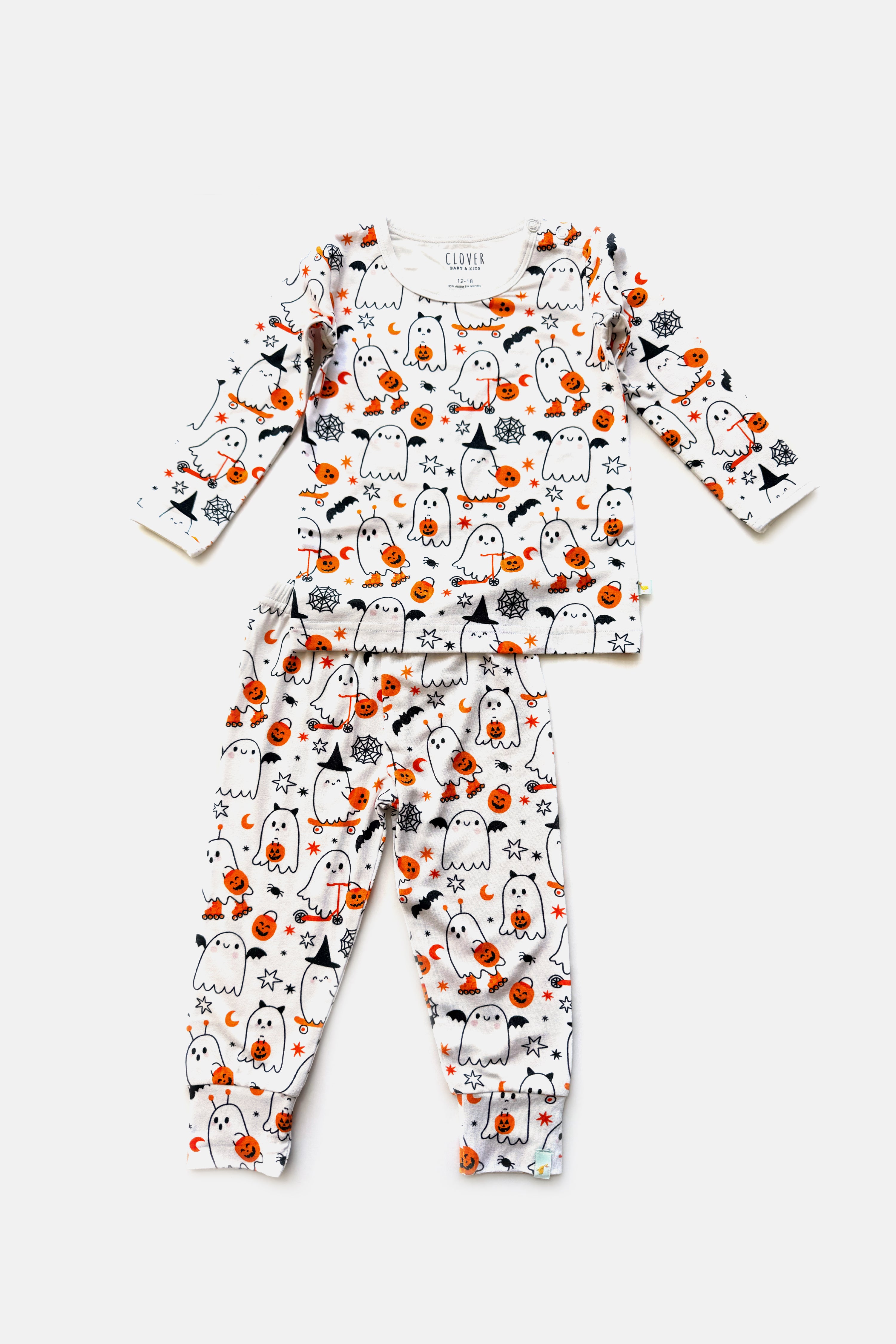 Long Sleeve Pajama Set - Halloween
