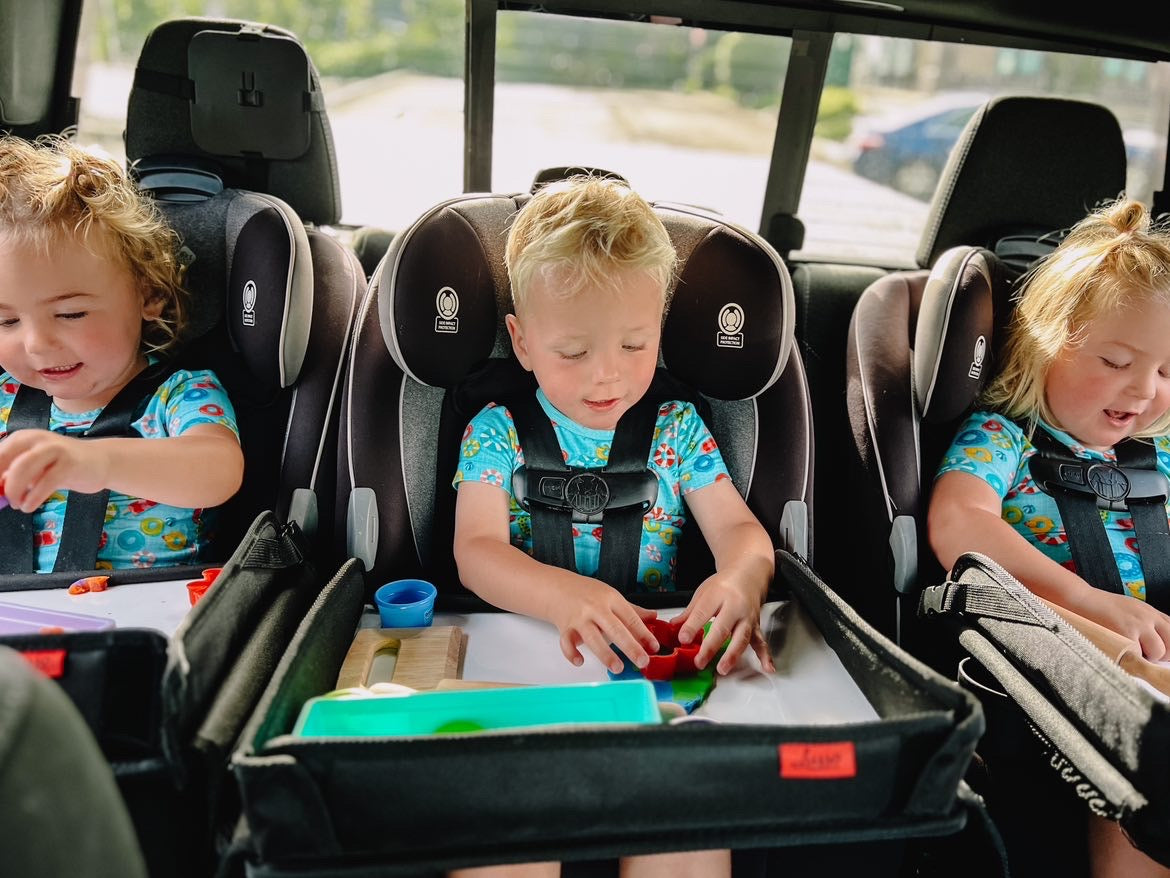 Surviving a Road Trip With Triplet Toddlers