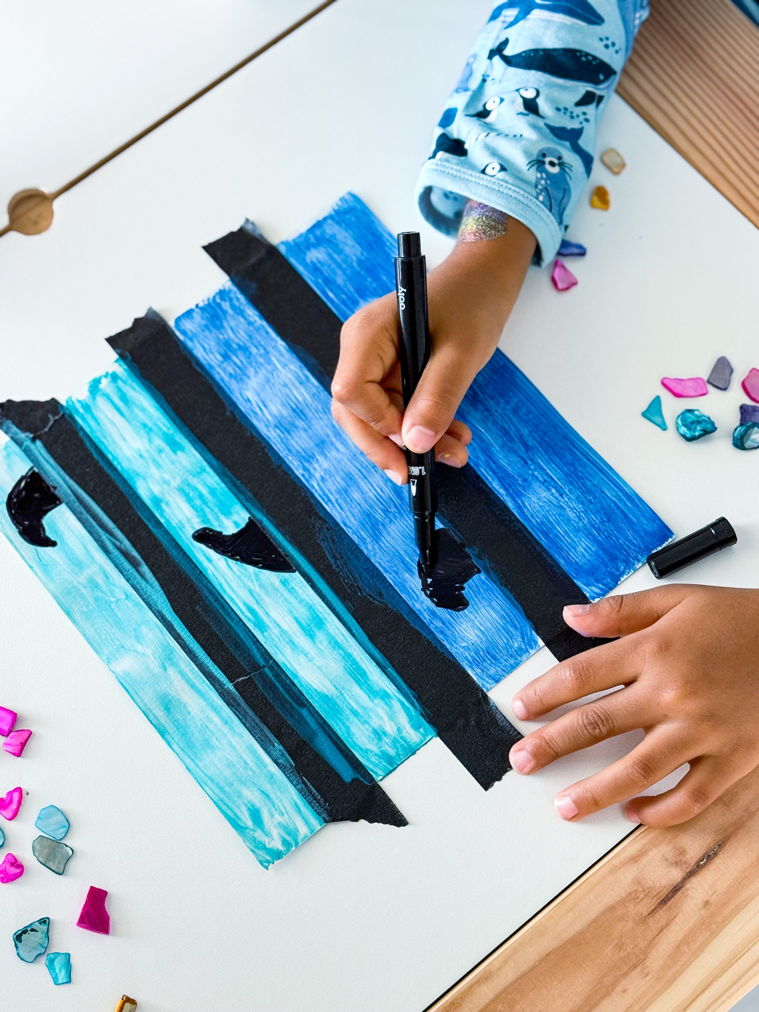 FINtastic Fun: A Shark Week Craft for Kids (That Pairs Perfectly with Our Shark Pajamas!)