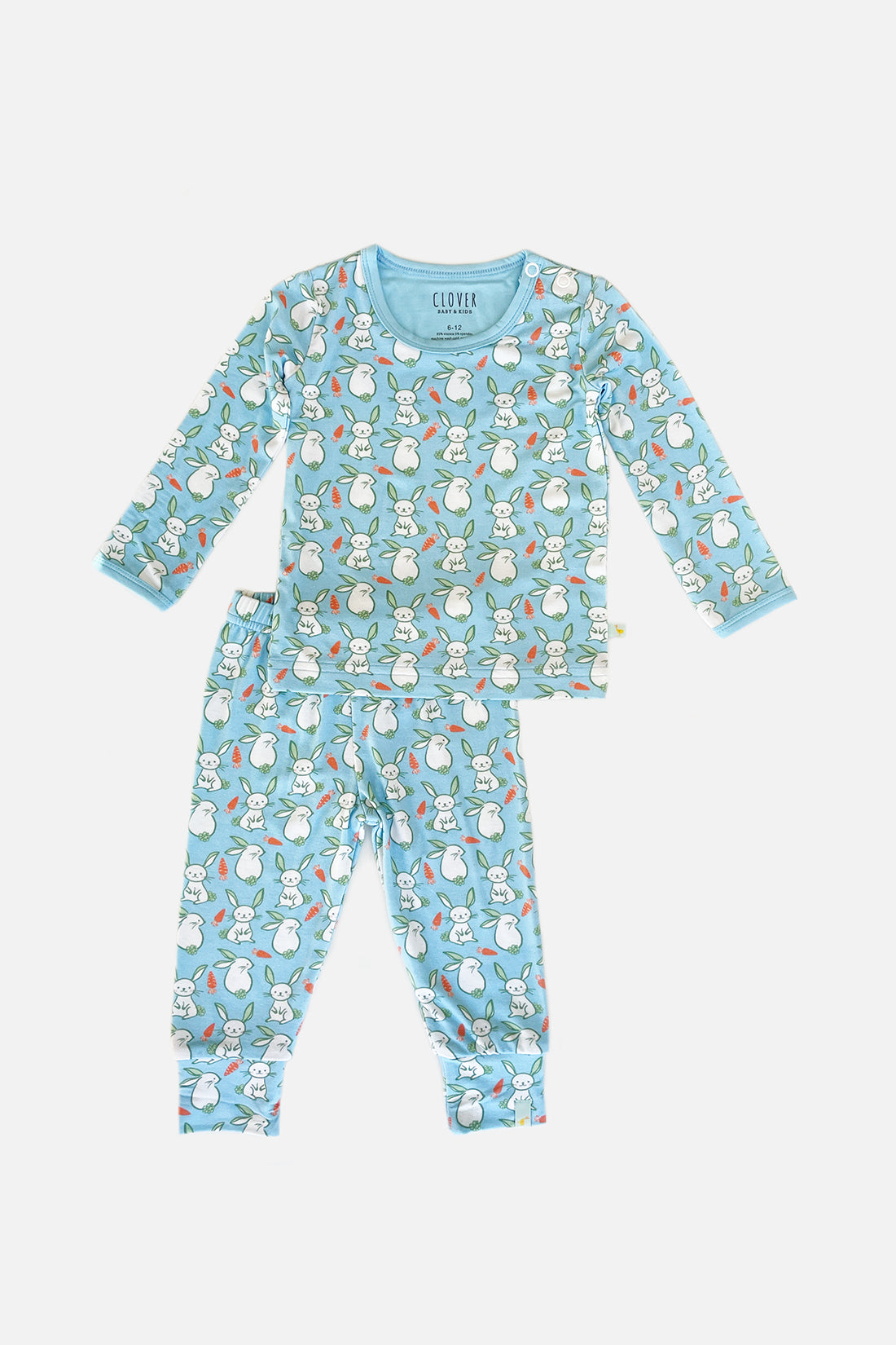 Long Sleeve Pajama Set - Easter Bunnies