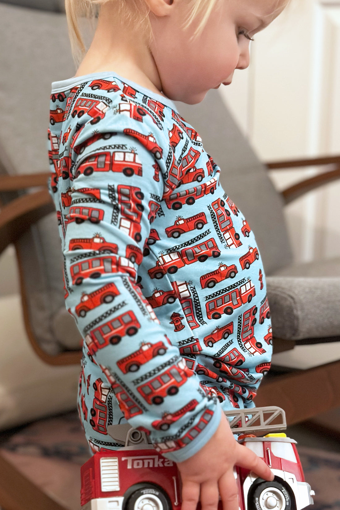 Long Sleeve Pajama Set - Soft Pretzels