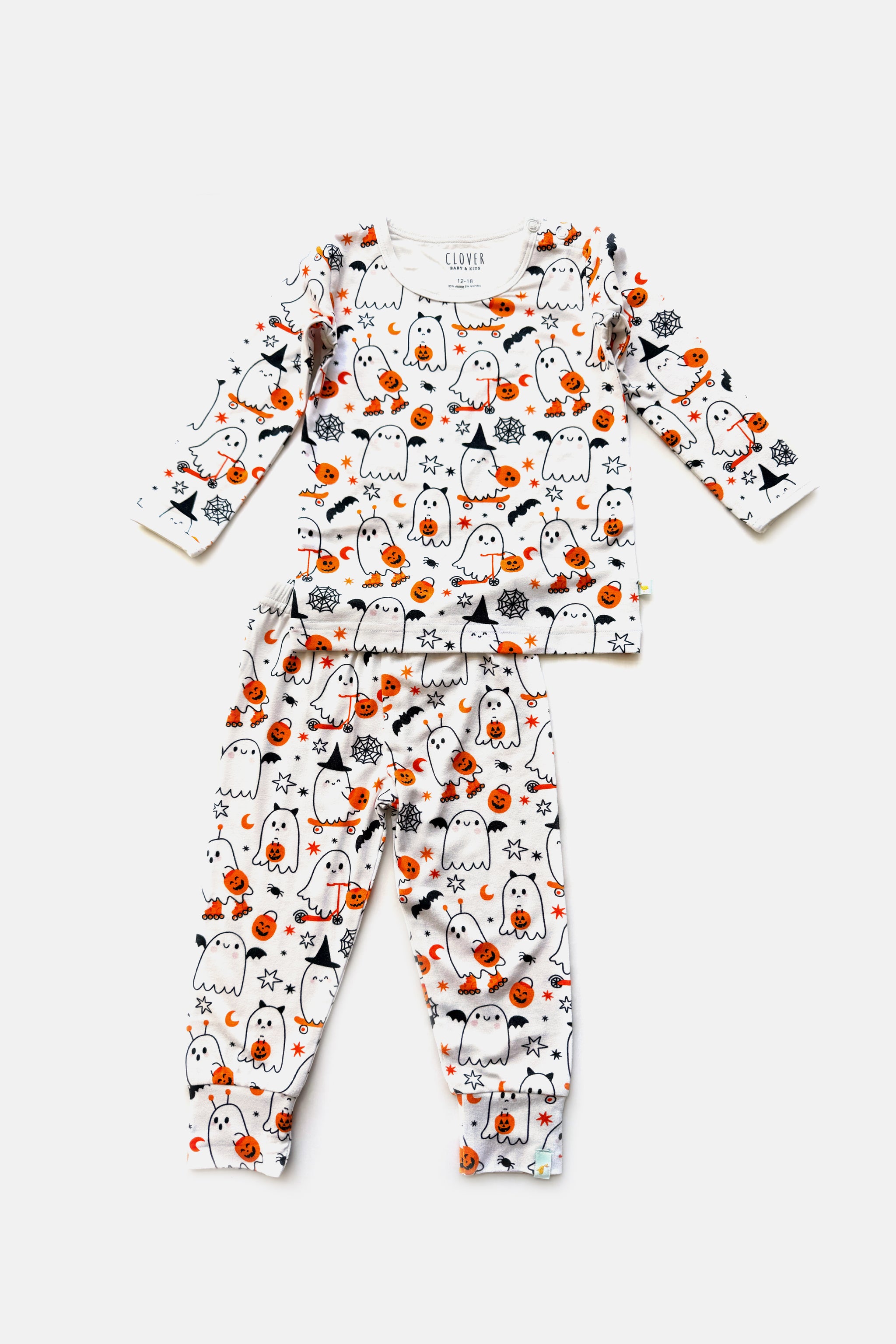 Long Sleeve Pajama Set - Halloween