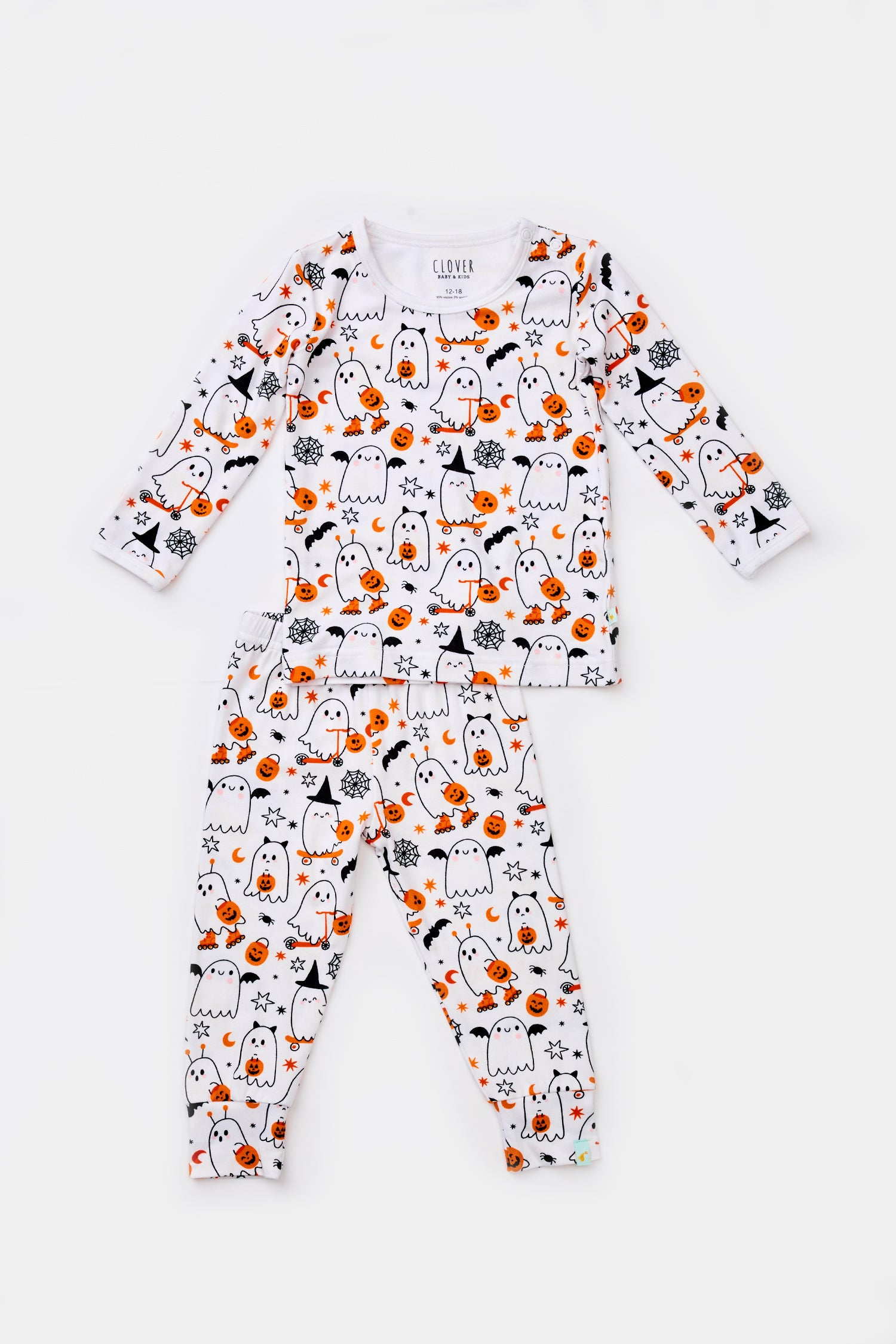 Long Sleeve Pajama Set - Halloween