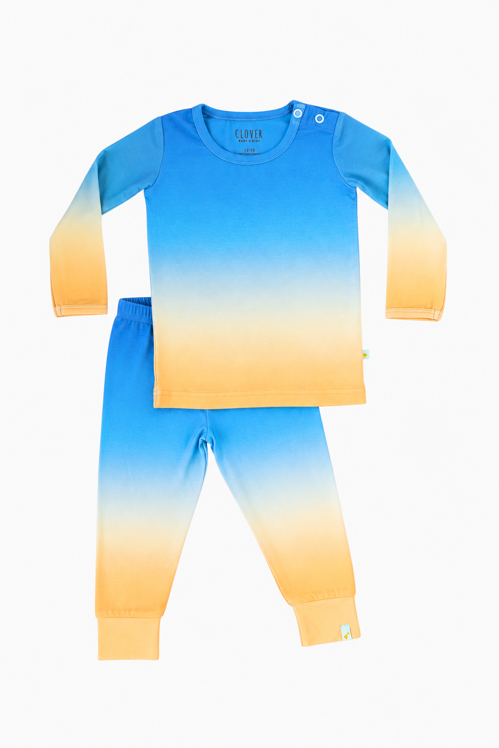 Long Sleeve Pajama Set - Ombre