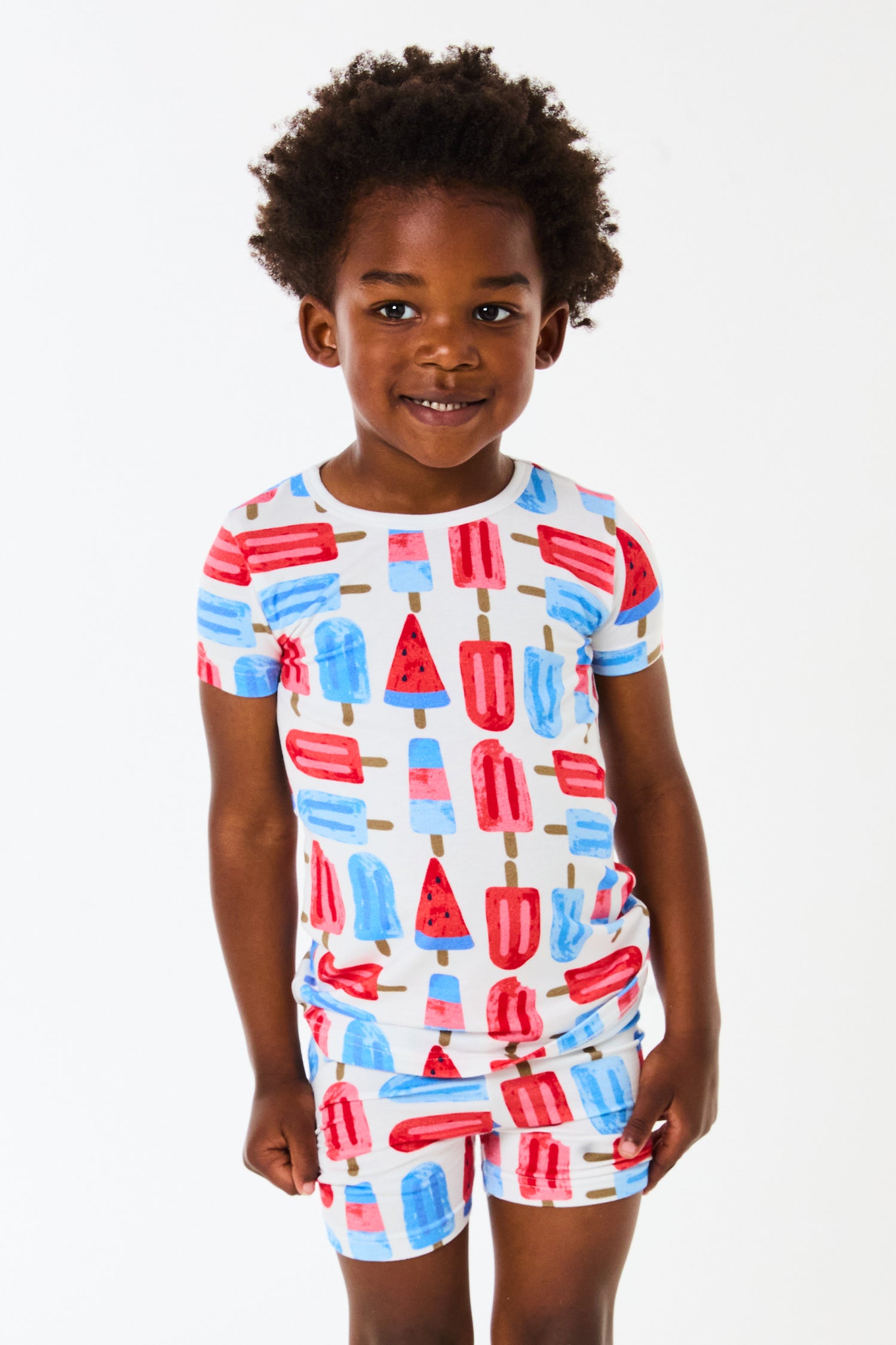 Shorts Pajama Set - Popsicles