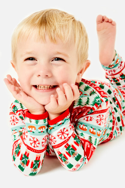 Long Sleeve Pajama Set - Fair Isle