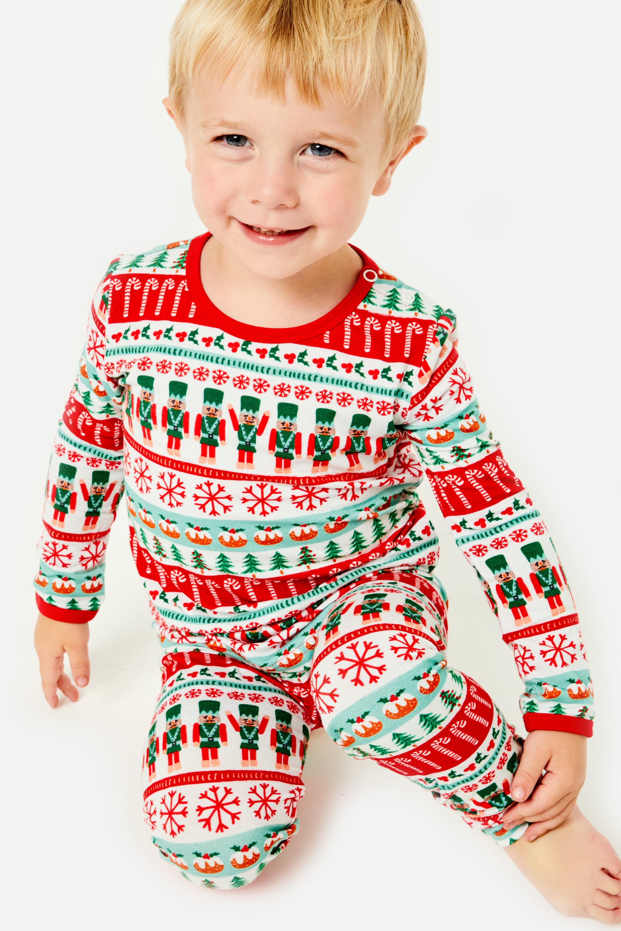 Long Sleeve Pajama Set - Fair Isle