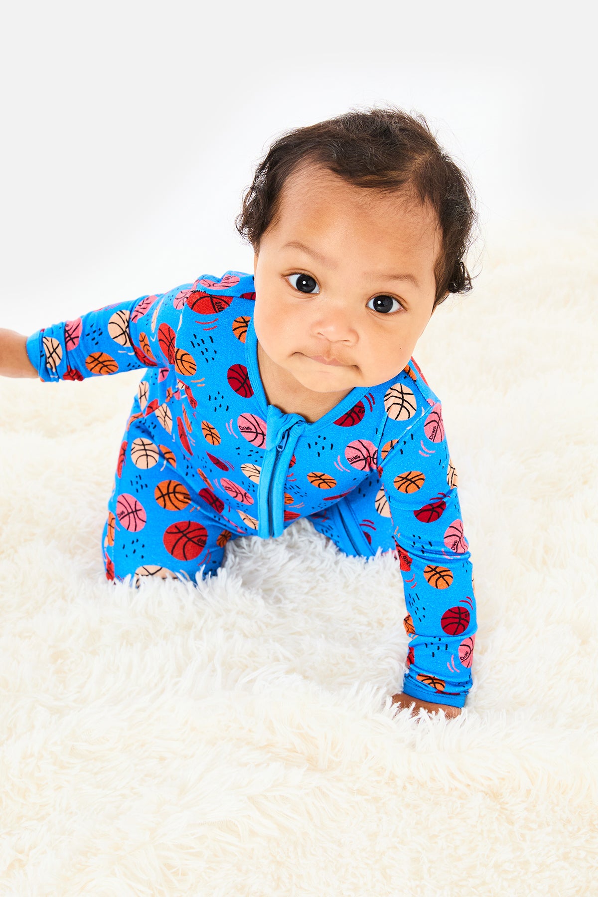 Clover Baby & Kids Basketball Footie | Sleep And Play | Newborn - 18M