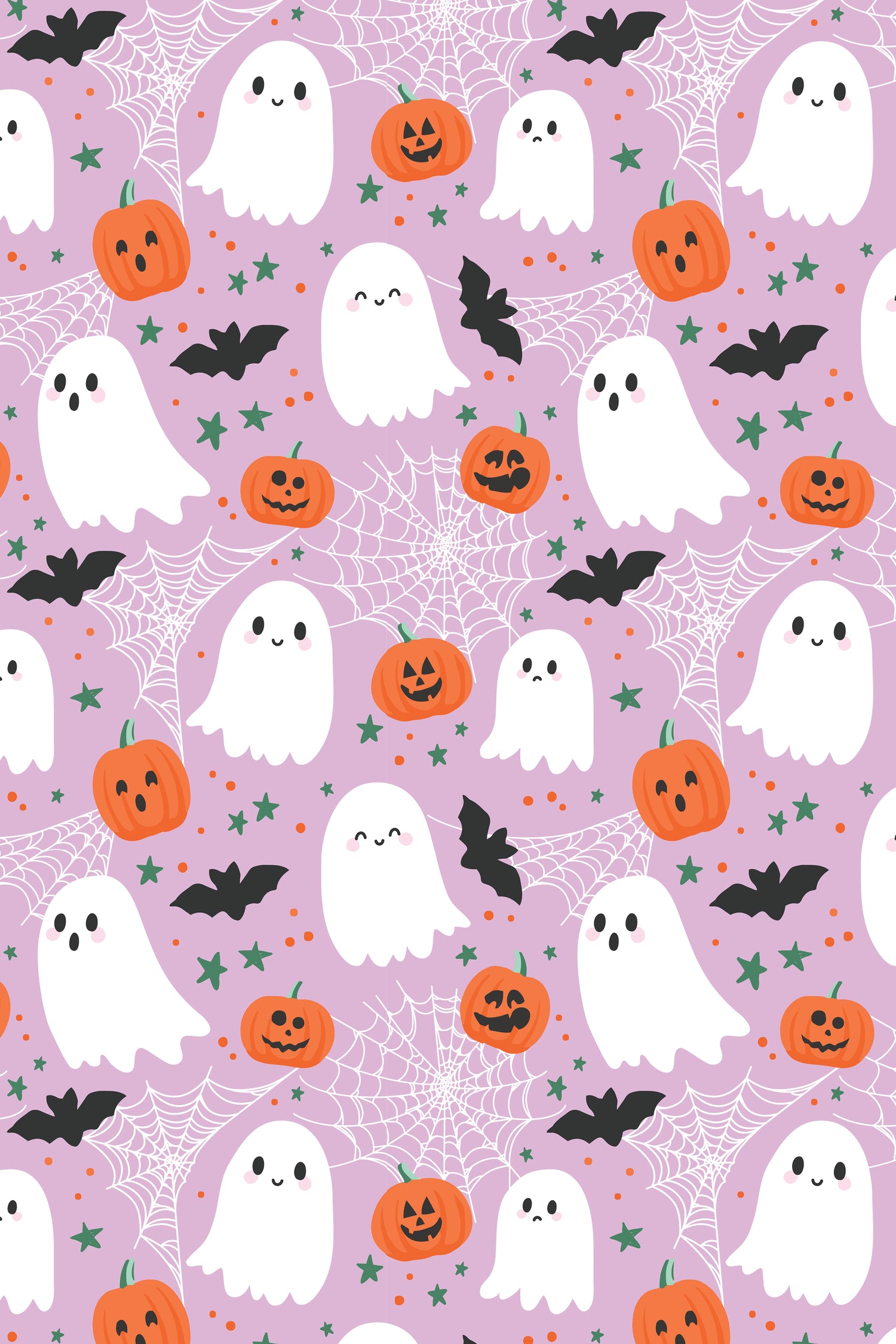 Long Sleeve Pajama Set - Halloween Ghosts