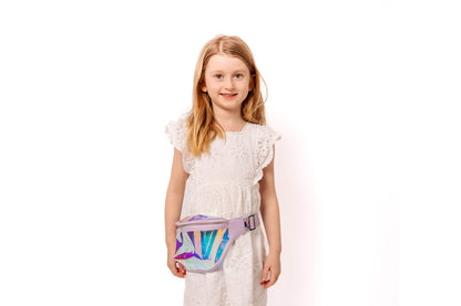 Kibou Kids Belt Bag - Iridescent Clear