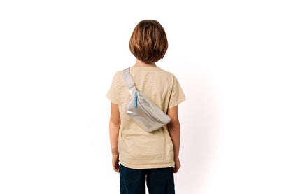 Kibou Kids Belt Bag - Silver Canvas