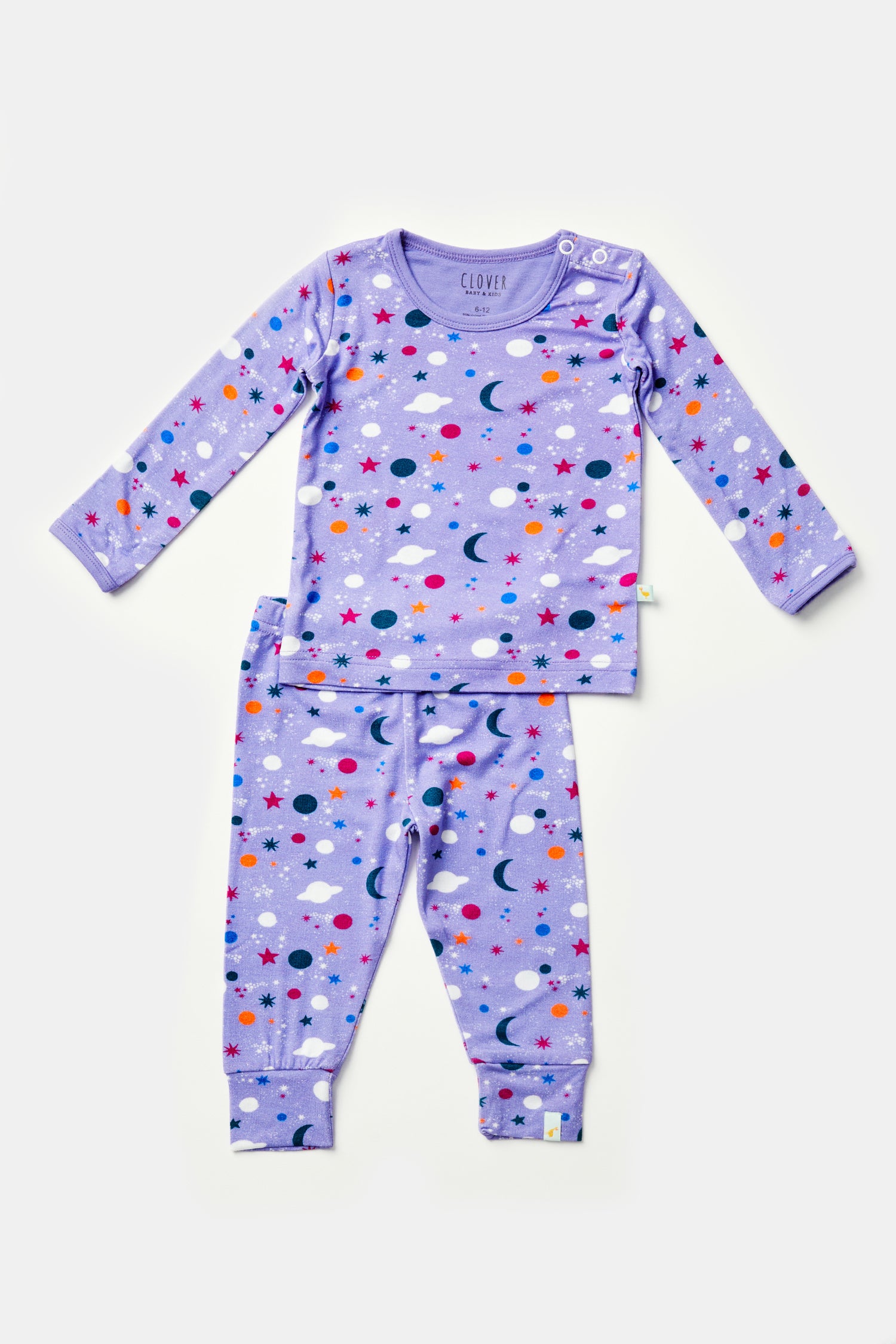 Long Sleeve Pajama Set - Luna Lavender