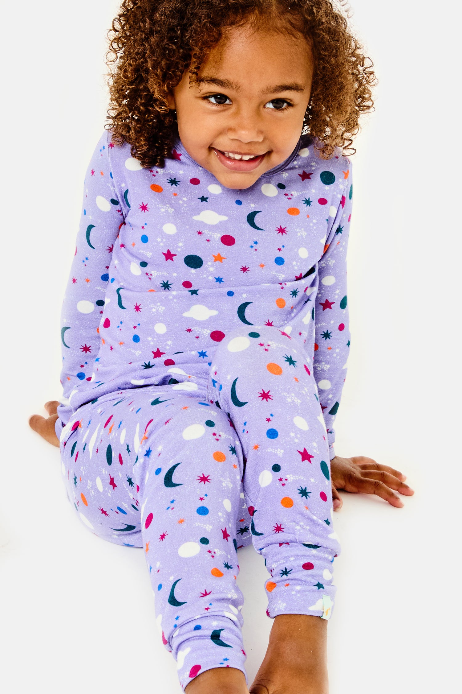 Long Sleeve Pajama Set - Luna Lavender