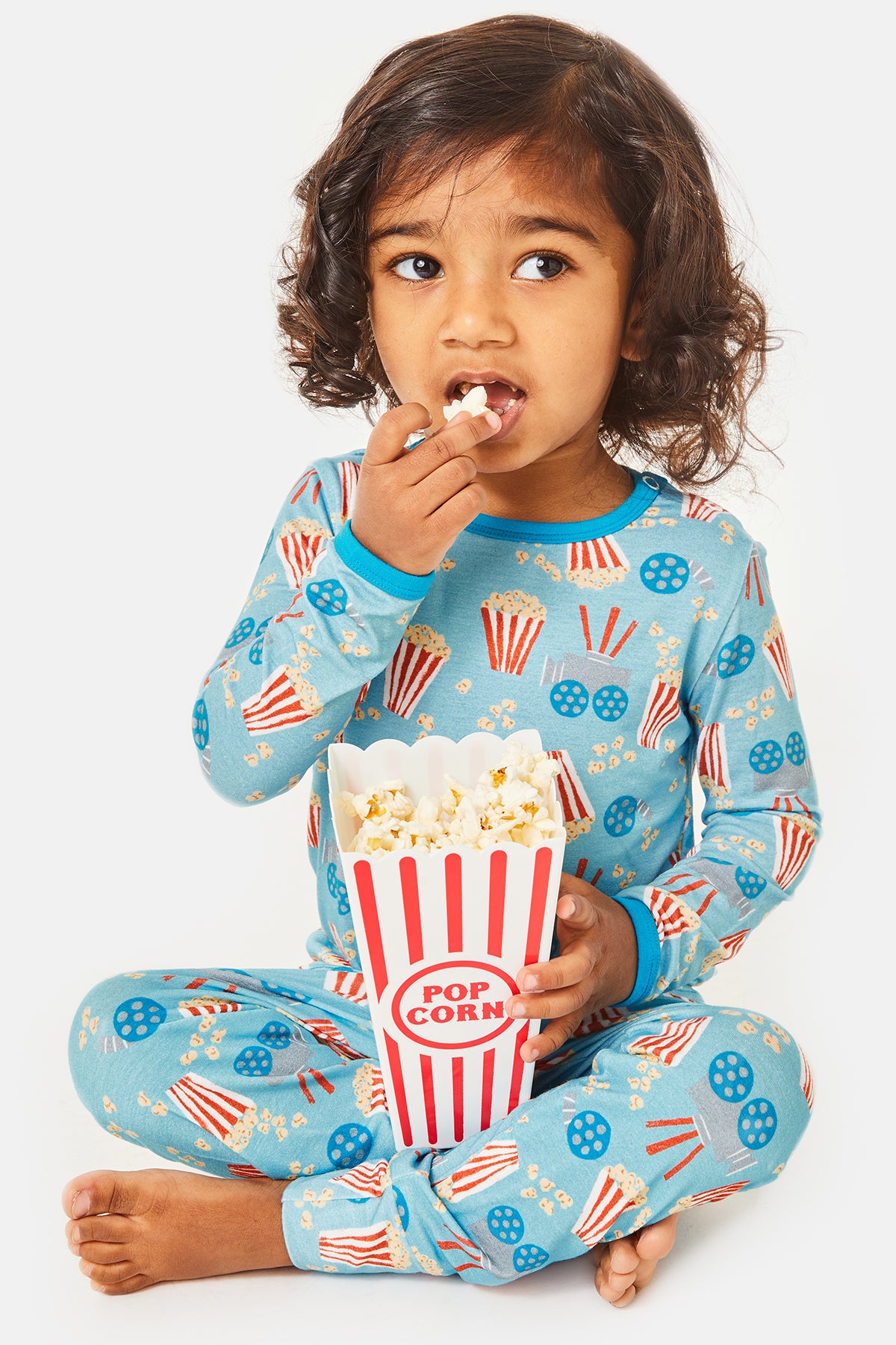 Long Sleeve Pajama Set - Movie Night