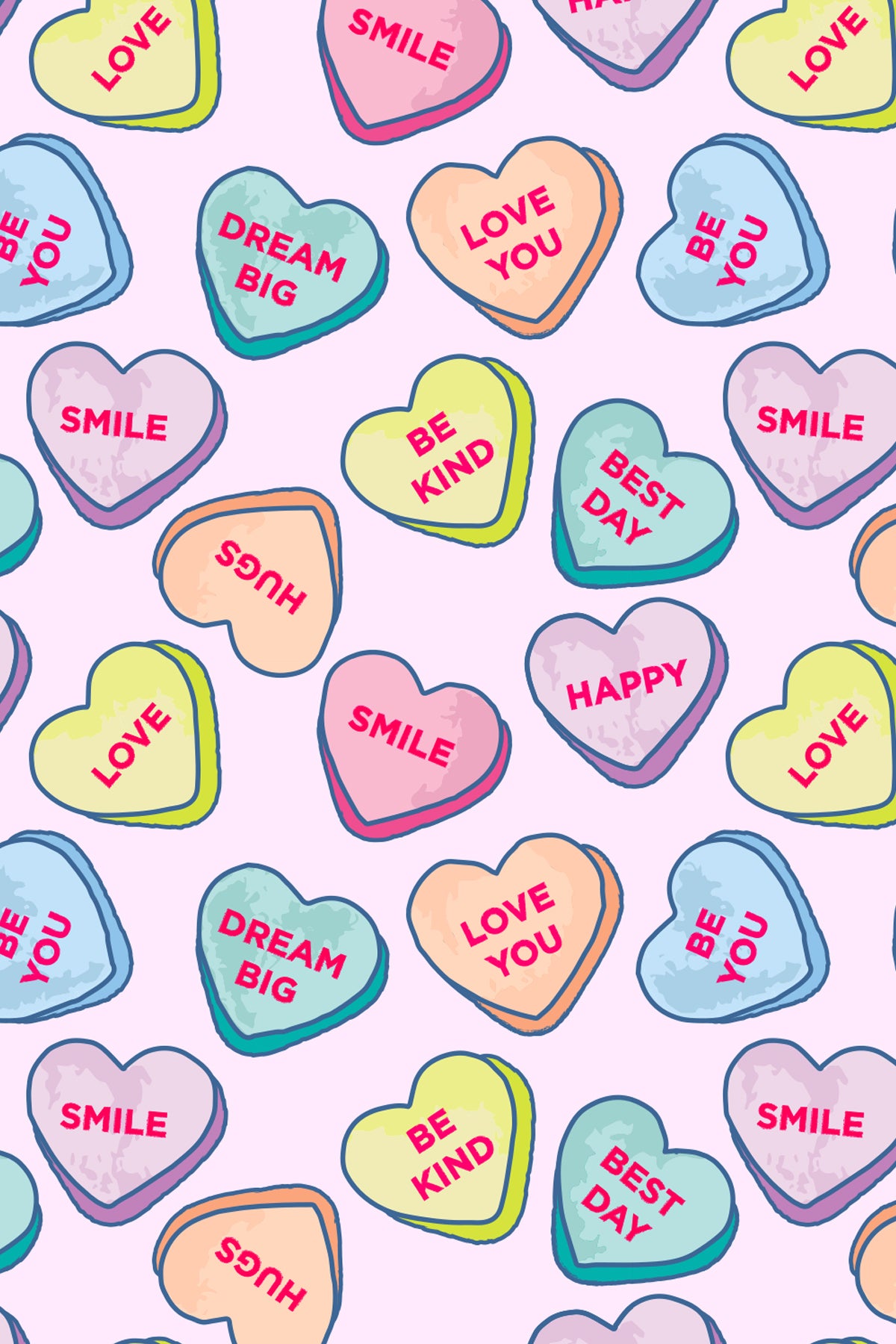 Soft &amp; Stretchy Zipper Footie - Candy Hearts