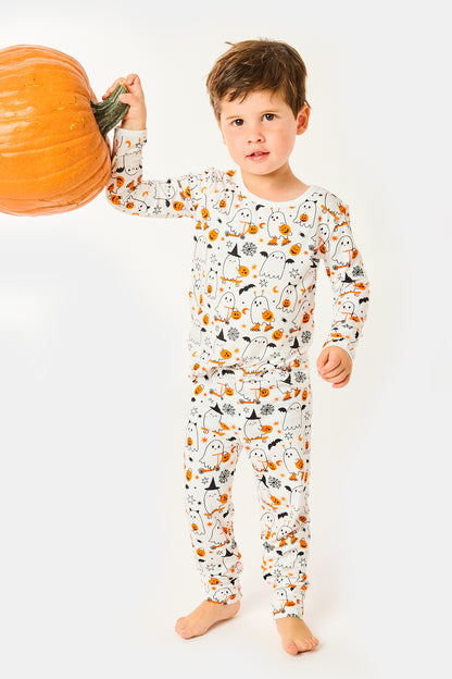 Long Sleeve Pajama Set - Halloween