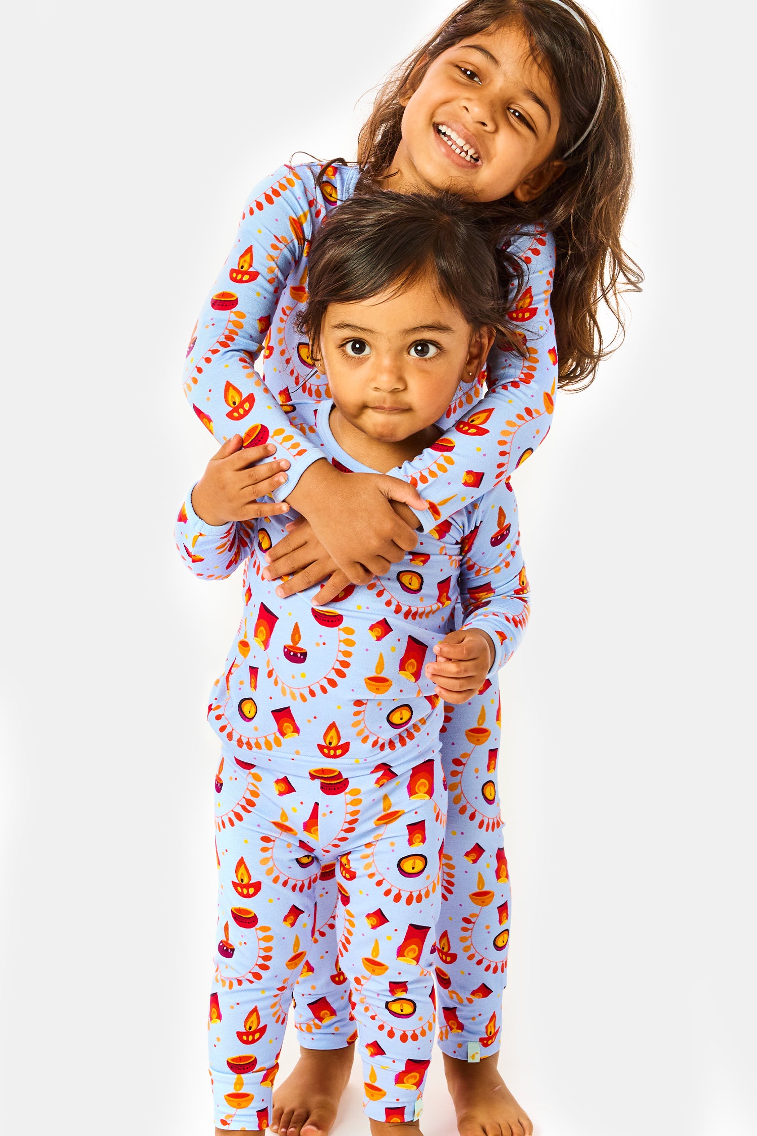 Long Sleeve Pajama Set - Diwali