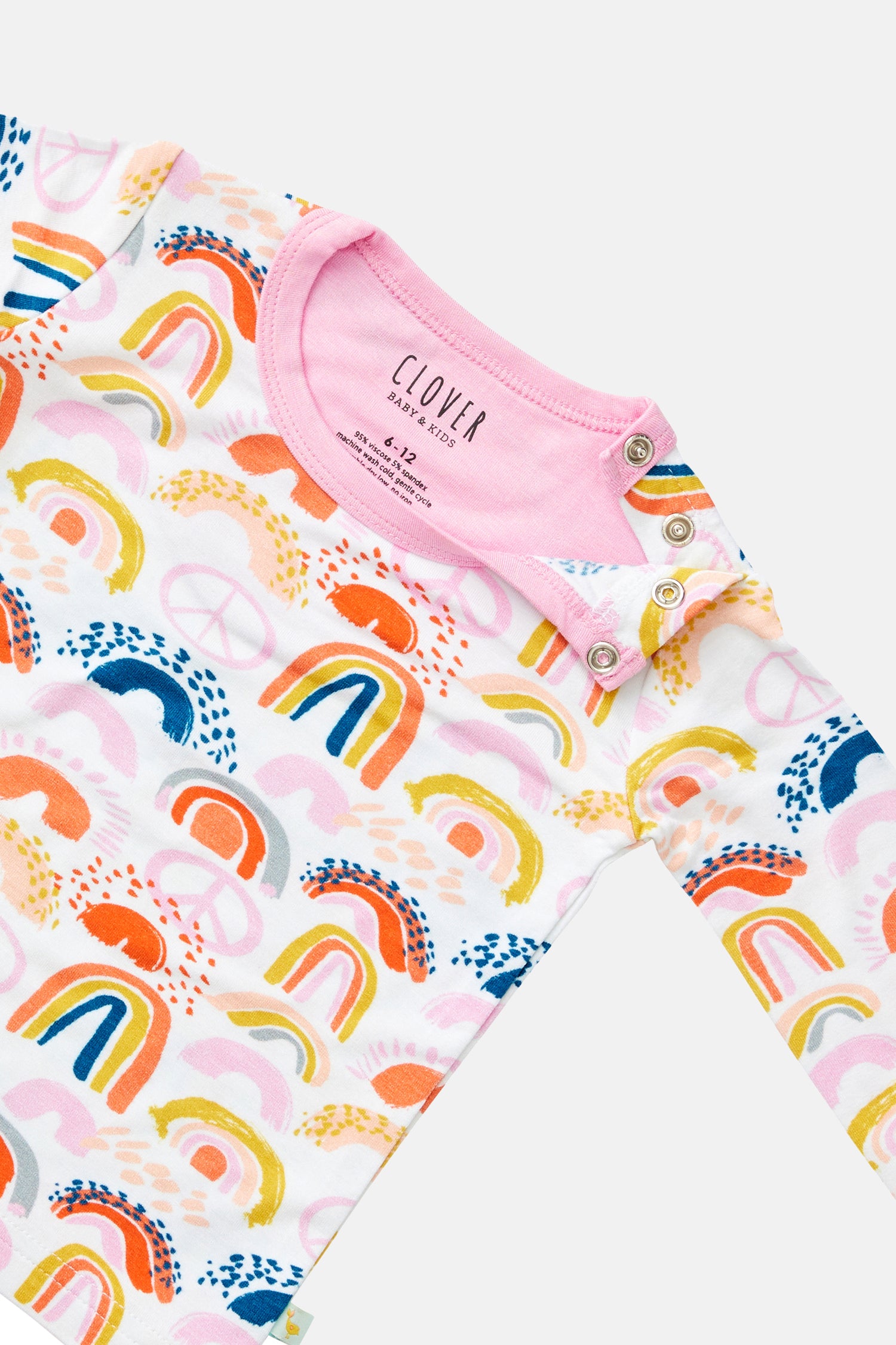 2-Piece Pajama Set in Pastel Stripes by Loulou Lollipop – Pi Baby