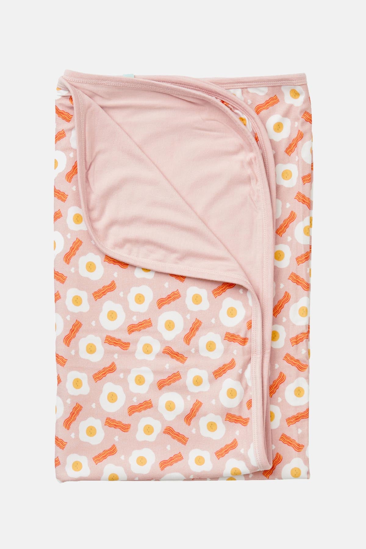 Stretchy Oversized Blanket - Bacon &amp; Eggs Pink